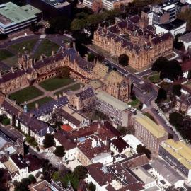 Aerial photograph of Quadrangle, University of Sydney