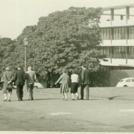 Inspection of Fisher Library, 1962