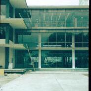 Fisher Library entrance, 1962