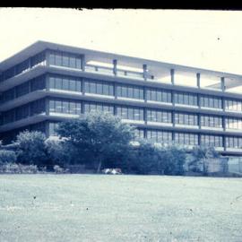 Fisher Library seen from Victoria Park, 1963