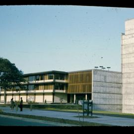 Fisher Library with sunshields,1963