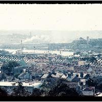 Glebe, seen from Fisher Library Stack, 1964