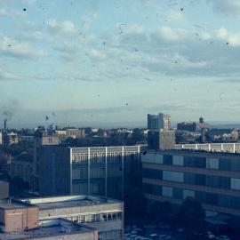 Darlington, seen from Fisher Library Stack, 1965