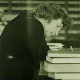 Connie Knight, Library staff member