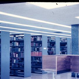 Level 3 shelves, Fisher Library