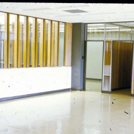 Fisher Library before moving in,  Level 5, 1962