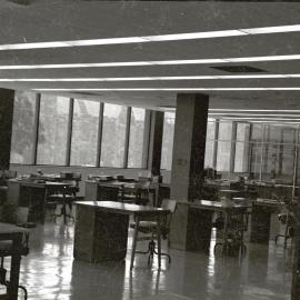 The Cataloguing Room in Fisher Library before moving in, Level 4, 1962