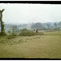 Clearing site of Fisher Library