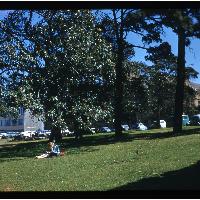 Site of Fisher Library