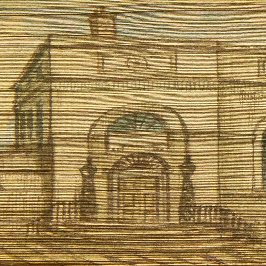 Fore-edge painting: Hudibras vol. 1