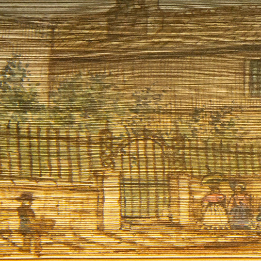 Fore-edge painting: Hudibras vol. 2