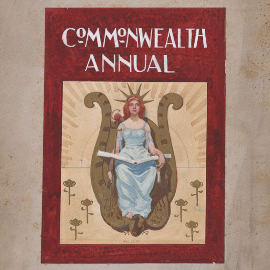 Cover art by Fred Leist for 'Commonwealth annual'