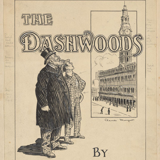 Cover art by Claude Marquet for The Dashwoods by Steele Rudd