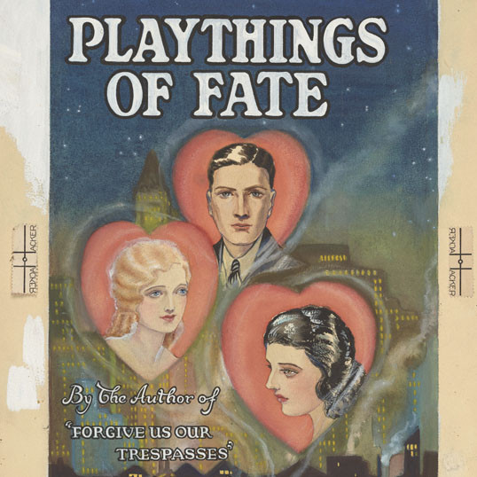 Cover art by Arthur Harold Moginie for 'Playthings of fate' by John T. Allan
