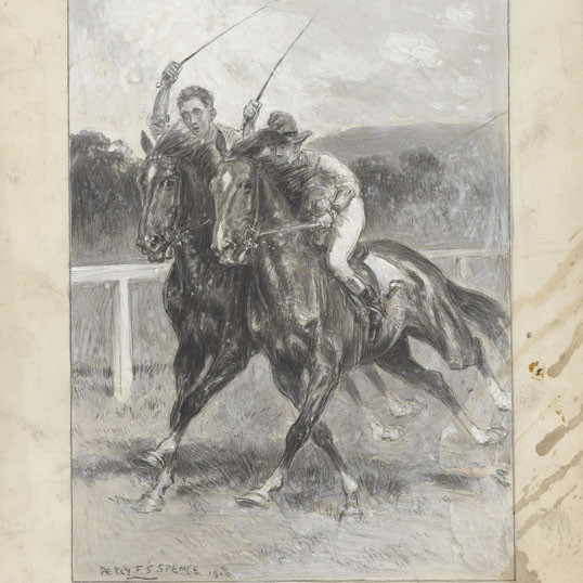 Art by Percy Frederick Seaton Spence for an unknown book