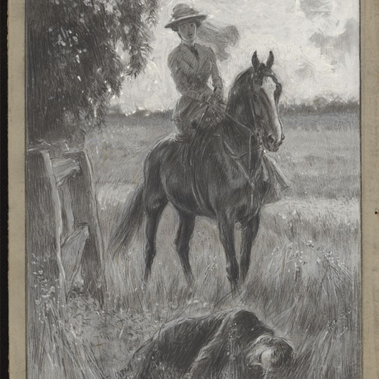 Art by Percy Frederick Seaton Spence for 'The sign of the serpent' by John Henry Macartney Abbott