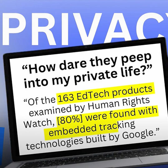 Data privacy issues, young people, and the use of Google Workspace for Education