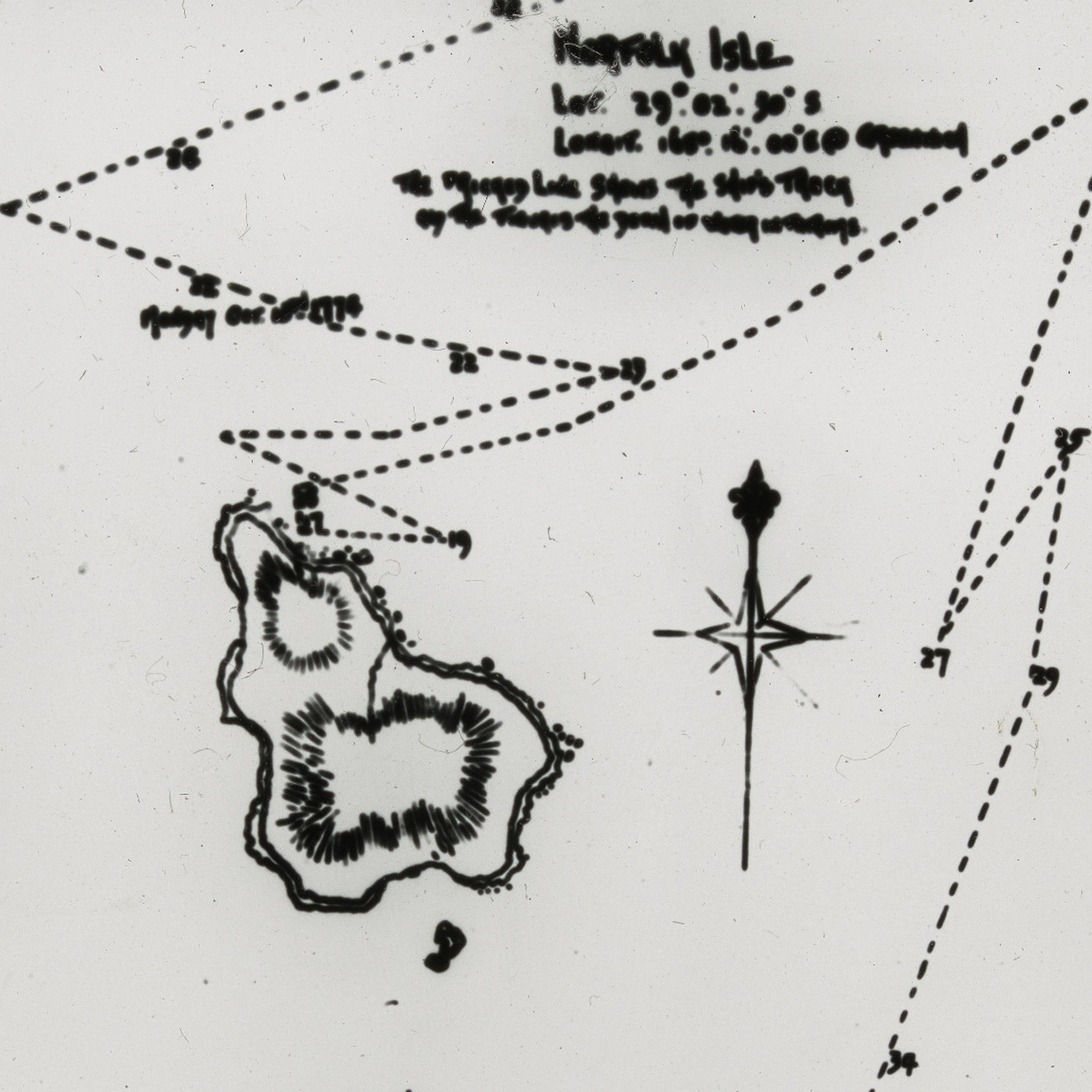 Landing place of Captain James Cook. R.N., Norfolk Island