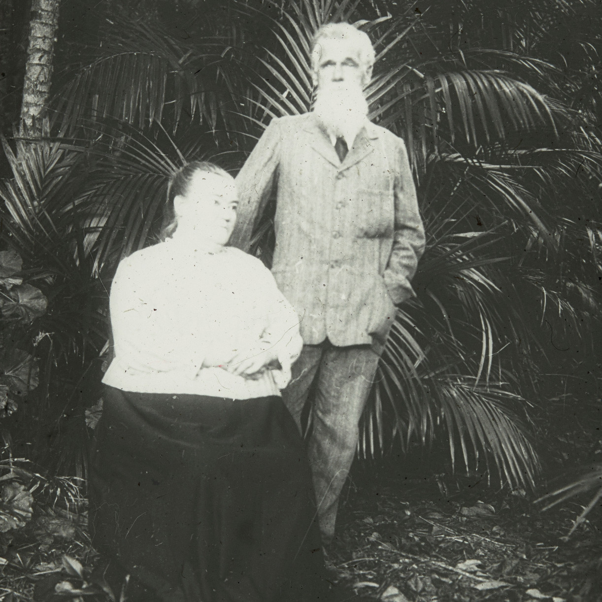 Formal portrait of unidentified couple, Lord Howe Island