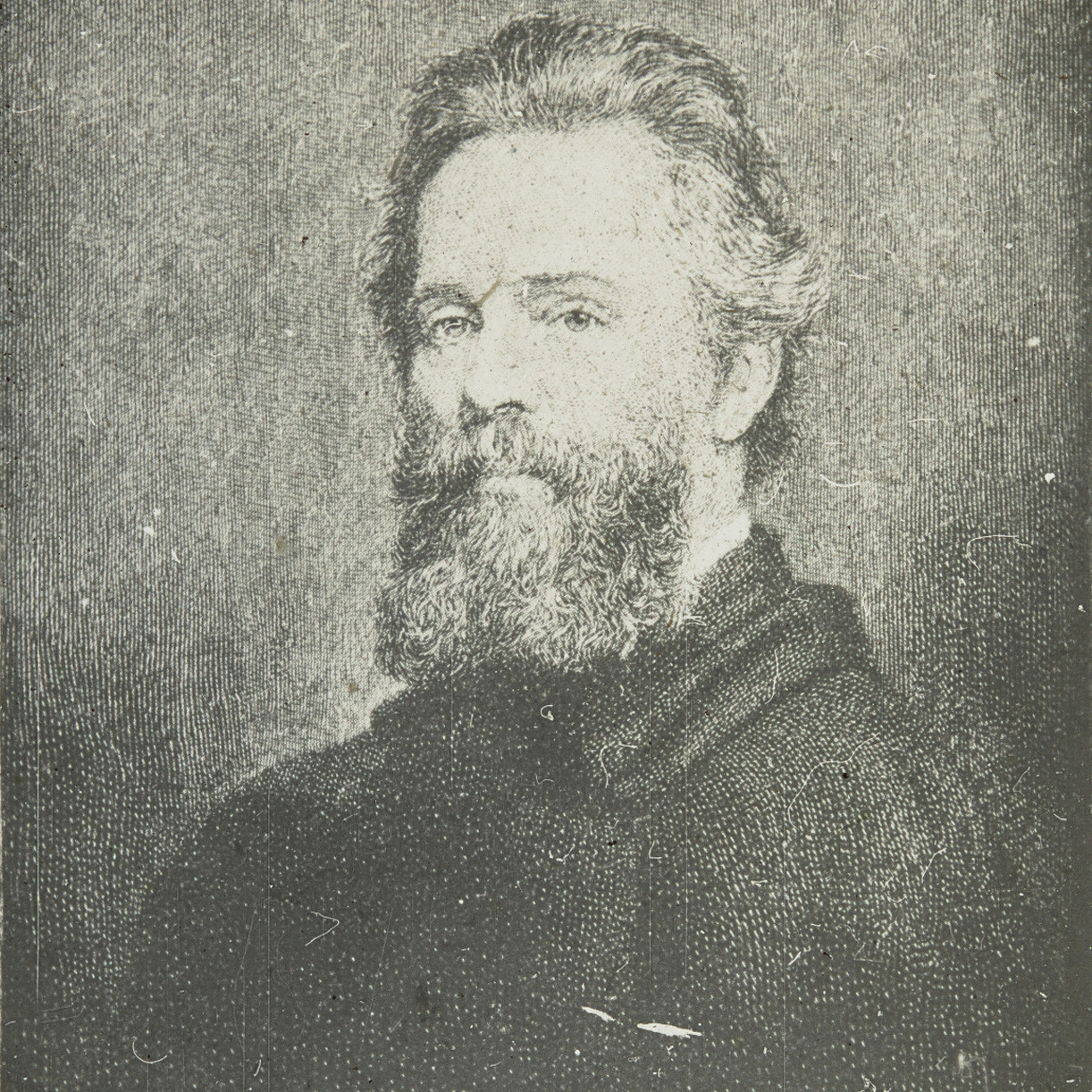 Etching: Herman Melville