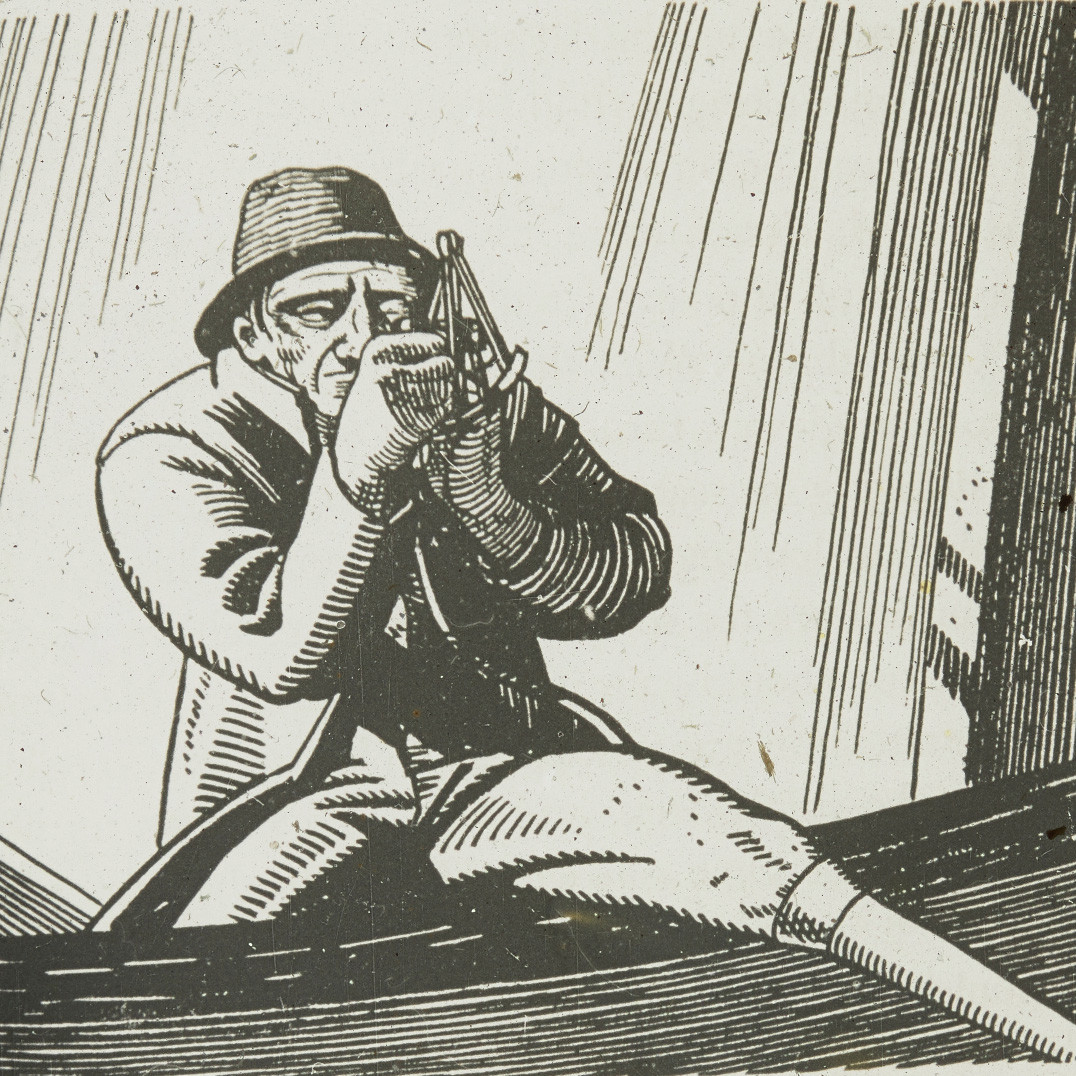 Rockwell Kent illustration chapter CXVIII of "Moby Dick", by Herman Melville