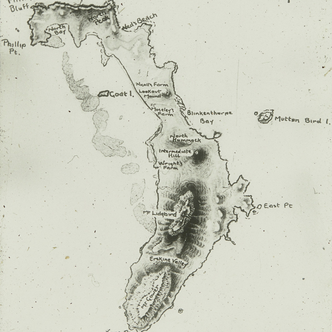 Map of Lord Howe Island and adjacent islets & reefs