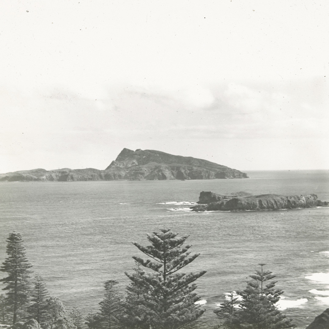 Phillip Island as seen from Norfolk Island