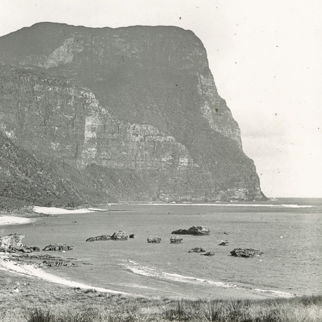 Salmon Beach towards Mt Gower, Lord Howe Island