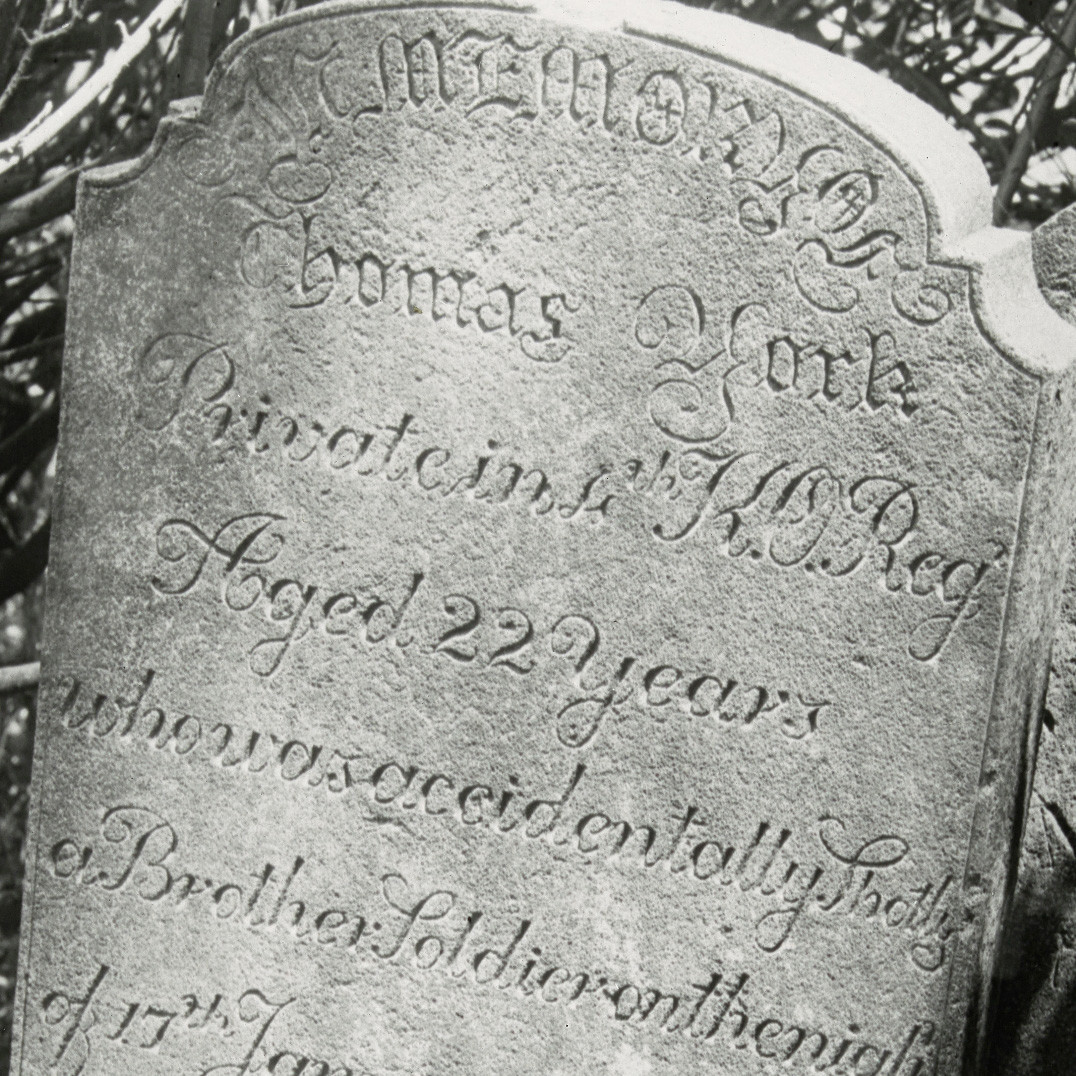 Headstone of Private Thomas York, Norfolk Island