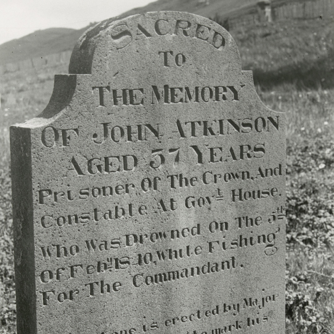 Headstone of John Atkinson, Norfolk Island