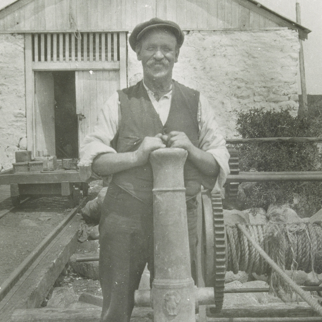 "Diver with cannon", South Coast, N.S.W. 