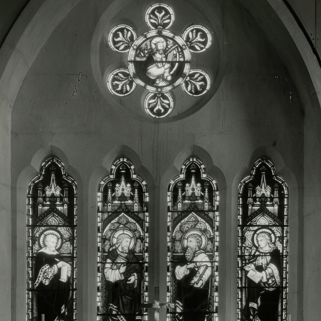 Stained glass windows in All Saints Church, Kingston, Norfolk Island