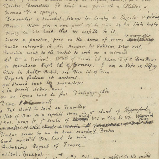 Neighbours : writings of Lady Mary. [Commonplace book]