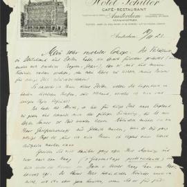 Correspondence between Norman Haire, Magnus Hirschfeld, Jonathan Leunbach and Karl Giese