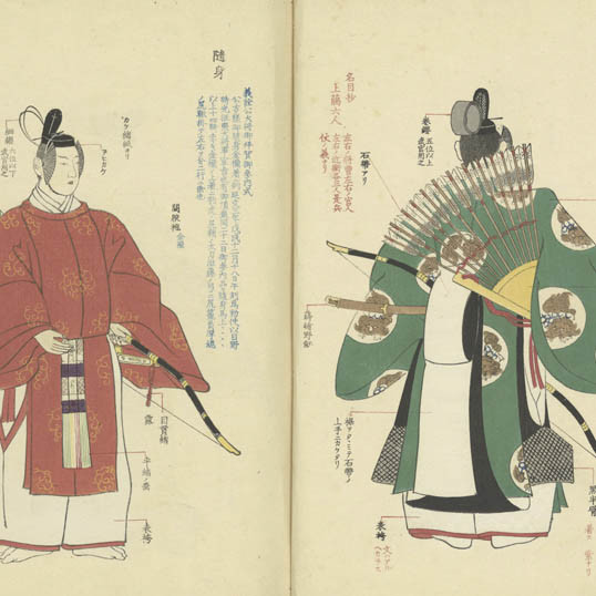 装束着用圖 / [校正者小杉榲邨] (Shōzoku chakuyōzu) vol. 1
