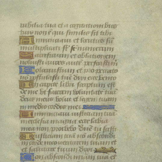 Leaf from a breviary
