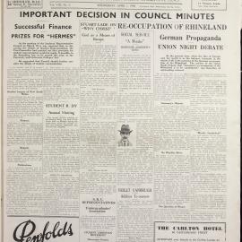 Honi Soit 1936 Issue 03