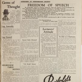 Honi Soit 1943 Issue 13