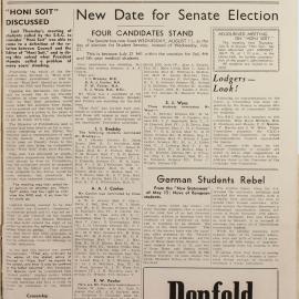 Honi Soit 1943 Issue 18