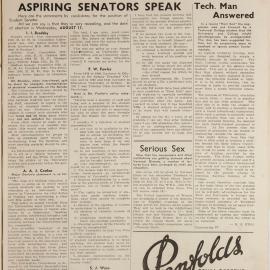 Honi Soit 1943 Issue 19