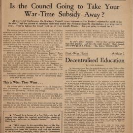 Honi Soit 1944 Issue 10