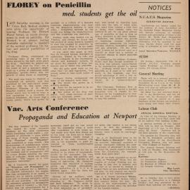 Honi Soit 1944 Issue 19