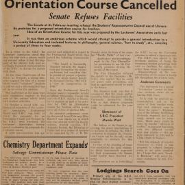 Honi Soit 1945 Issue 01