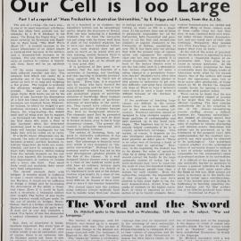 Honi Soit 1945 Issue 13