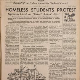 Honi Soit 1947 Issue 01