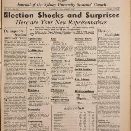 Honi Soit 1947 Issue 1/9