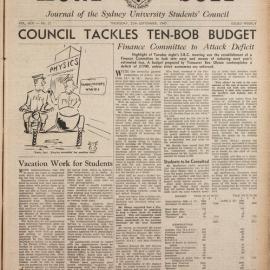 Honi Soit 1947 Issue 21