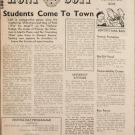 Honi Soit 1947 Commemoration Day Bulletin