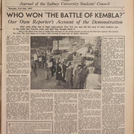 Honi Soit 1947 Special Issue July 31