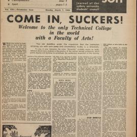 Honi Soit 1949 Issue 01